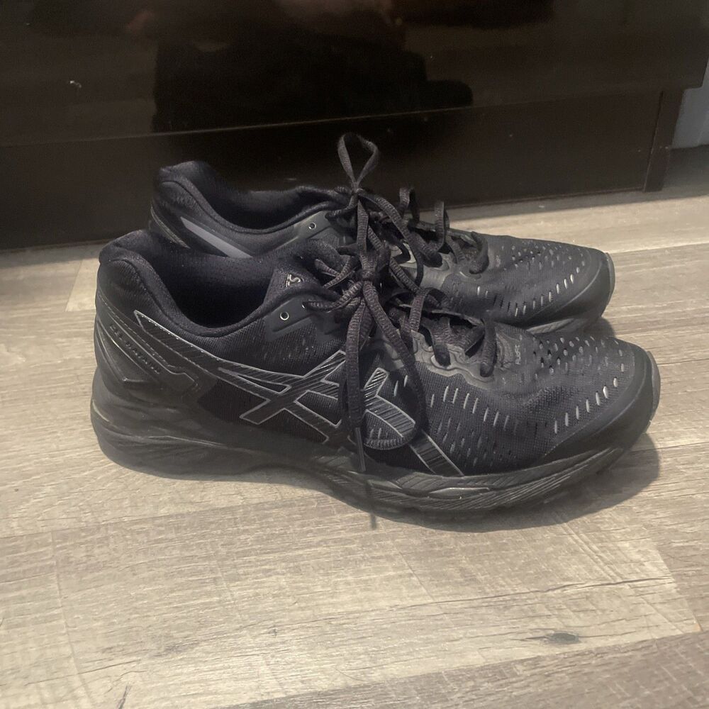 ASICS GEL-Kayano 23 Women's Size 11 Black Running Shoes T696N￼